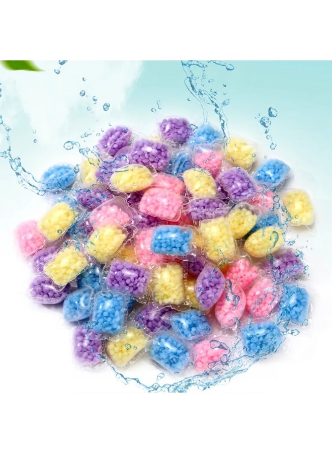 Laundry Fragrance Beads for Washer and Clothes, 50 Long-Lasting Scent Booster Capsules for Top-Load and Front-Load Washing Machines, Multiple Fragrance Options Including Yellow Fruit, Red Rose, Blue Ocean, and Purple Lavender, Freshens Clothes, Eliminates Odors, Perfect for Home Laundry and Travel - Image 2