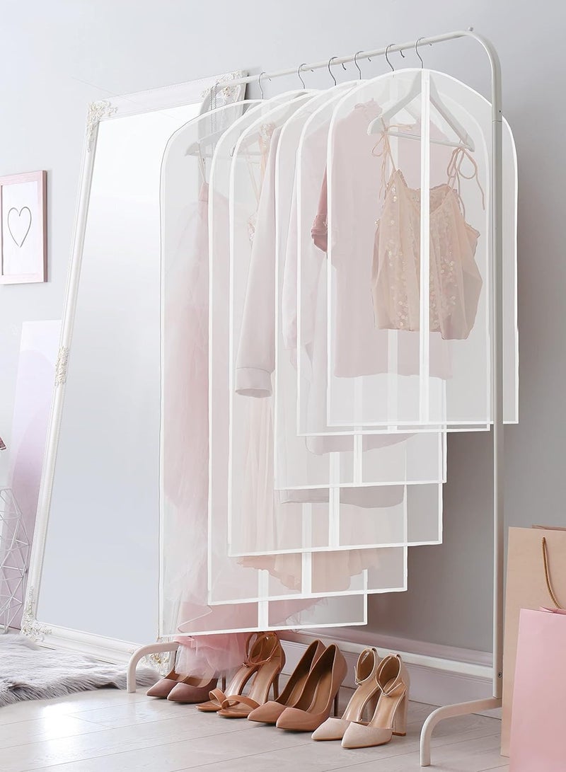 CityRiya-Long Garment Bag Suit Bag 7 Pcs 60*120cm Garment Cover Bag for Hanging Clothes Dress Bag Covers Dustproof Garment Cover Bag Clothes Cover Bags Protector for Closet Storage Coats, Robe, Shirts, Dress  - Image 2