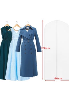 CityRiya-Long Garment Bag Suit Bag 7 Pcs 60*120cm Garment Cover Bag for Hanging Clothes Dress Bag Covers Dustproof Garment Cover Bag Clothes Cover Bags Protector for Closet Storage Coats, Robe, Shirts, Dress  - Image 4
