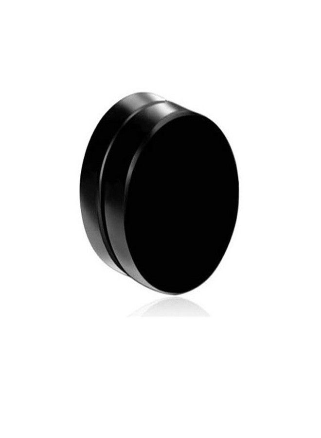 Sorella'Z Black Metal Round Barbell Magnetic Non -Piercing One Pair Stud Earrings For Men