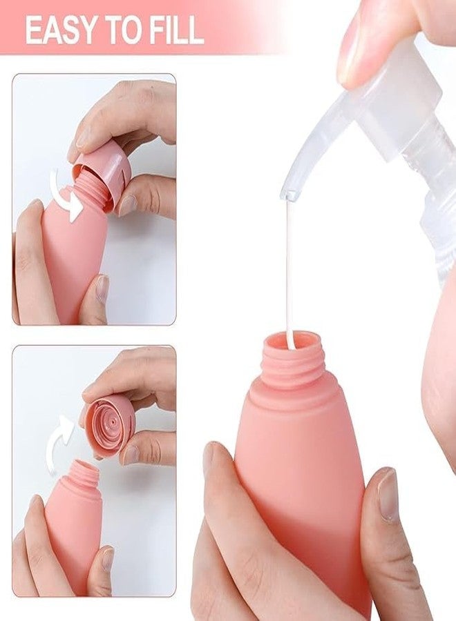CARTSHOPPER Travel Bottles for Toiletries, Pack of 3 Travel Shampoo Bottle Set, Travel Toiletry Bottles, Travel Containers for Toiletries, Small Bottles for Travel Leakproof Mini Travel Essentials - Image 3