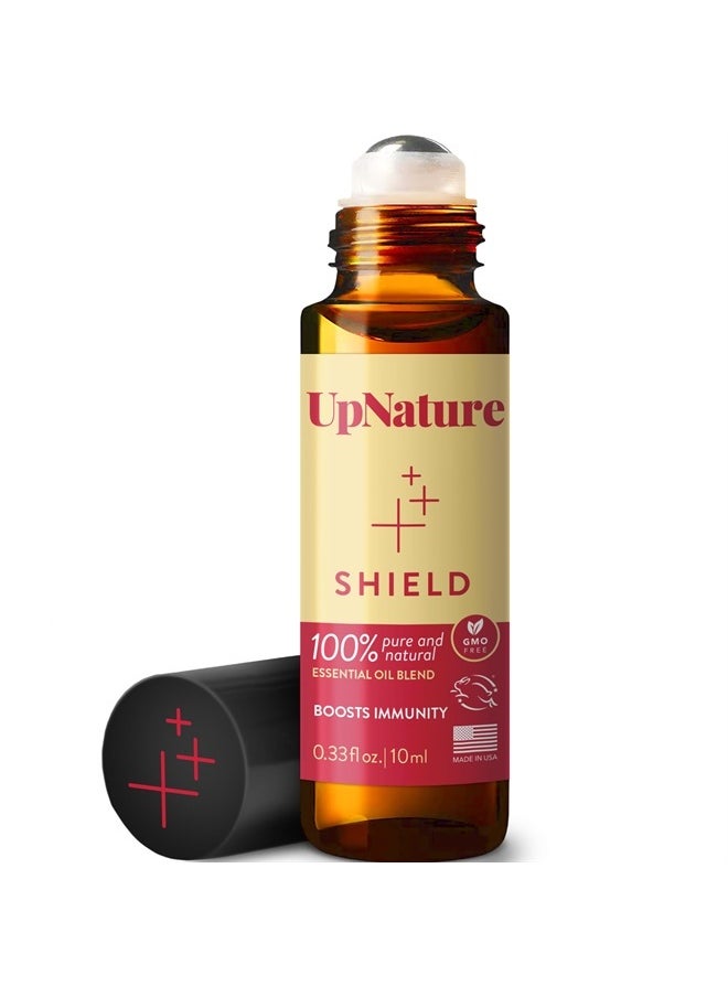 upnature - Thieves Shield Essential Oil Roll On - Thief & Robbers Germ Fighter Protective Blend, with Clove Oil & Cinnamon Essential Oil - Therapeutic Grade, Gifts Under 10 Dollars - Image 1