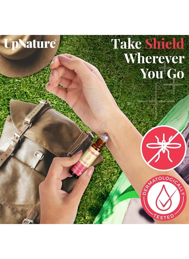 upnature - Thieves Shield Essential Oil Roll On - Thief & Robbers Germ Fighter Protective Blend, with Clove Oil & Cinnamon Essential Oil - Therapeutic Grade, Gifts Under 10 Dollars - Image 1