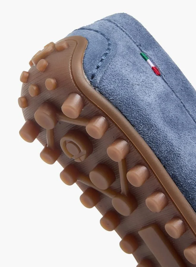 Renzo Ruganni BLUE Men Leather Moccasins for Men | Best Price UAE