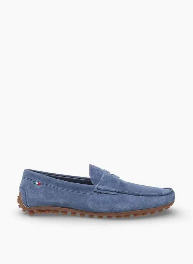 Renzo Ruganni BLUE Men Leather Moccasins for Men | Best Price UAE