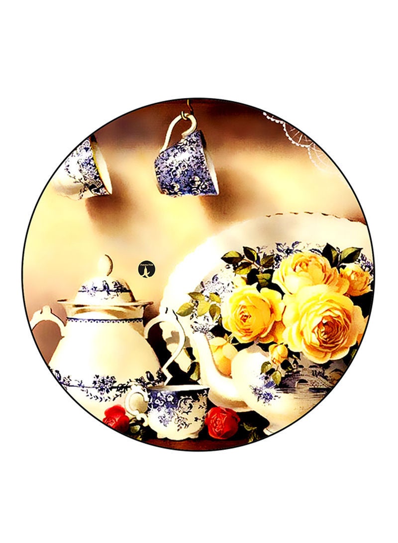 Vintage Art Printed Mouse Pad Multicolour