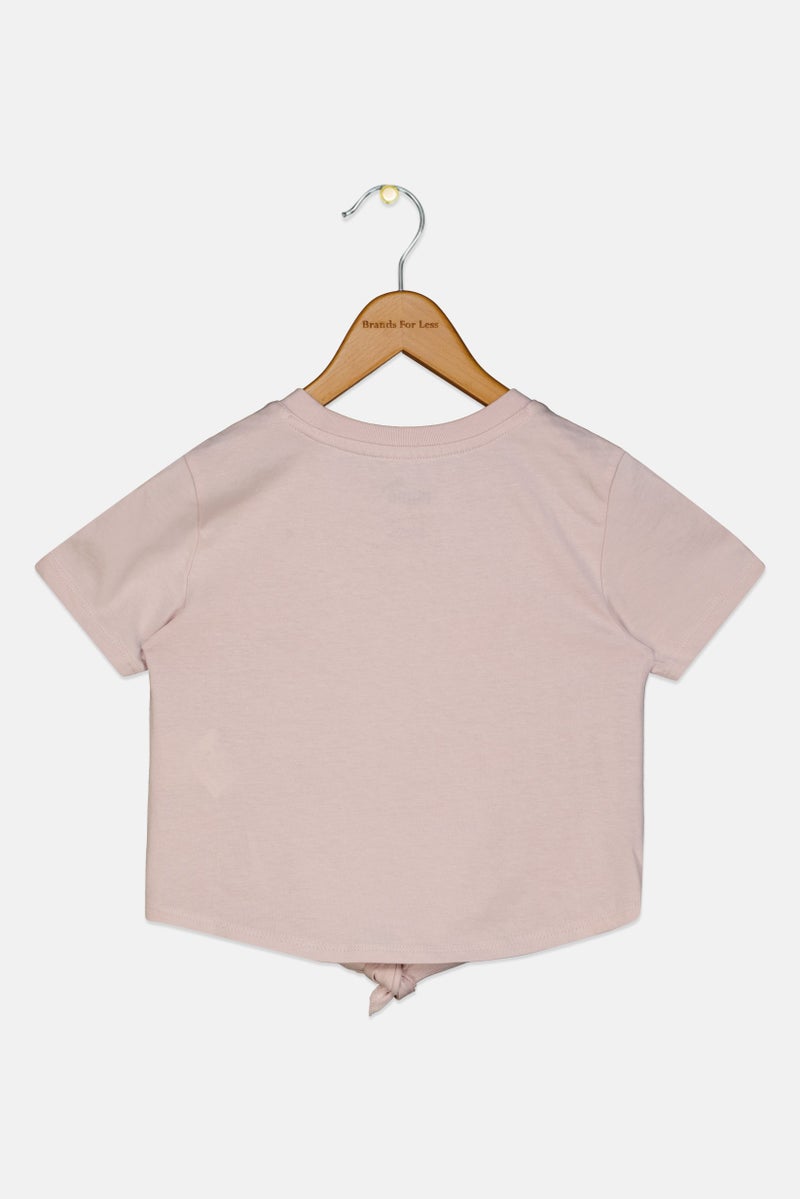 PUMA Kids Girl Sportswear Fit Short Sleeve Outdoor Top, Light Mauve - Image 2