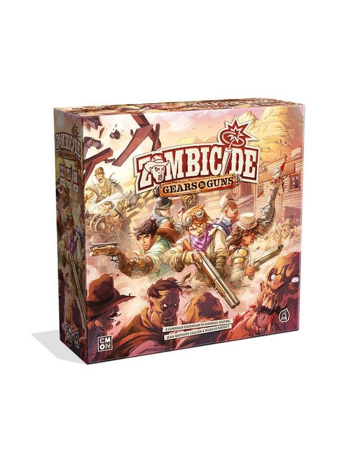 Zombicide Gears & Guns Expansion - Enter The Steam Age of Undead Extermination! Cooperative Strategy Game with Tabletop Miniatures, Ages 14+, 1-6 Players, 45-60 Min Playtime, Made by CMON
