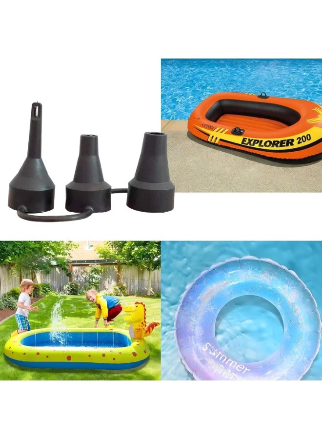 لاكام Air Pump Replacement Nozzles, Inflatable Pump Nozzles Head, Universal Inflatable Pump Adapters, Replacement Air Mattress Accessories for Partial/Full-Size Beds, Camping Gear & Pool Floats (2-Pack) - Image 3