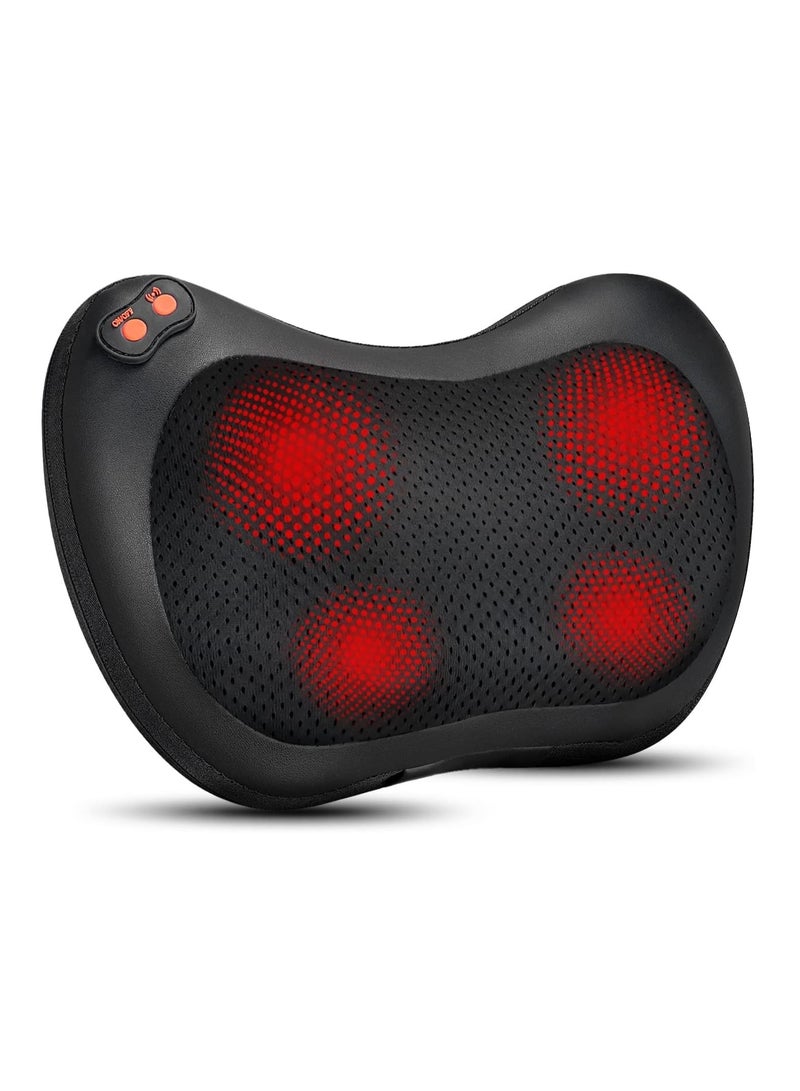 إسكدنيا Shiatsu Neck and Back Massager with Heat - Electric Deep Tissue Kneading Massage Pillow for Shoulder, Back, Leg | Muscle Relief | Ideal Gift for Mom, Dad, Women, Men - Image 1