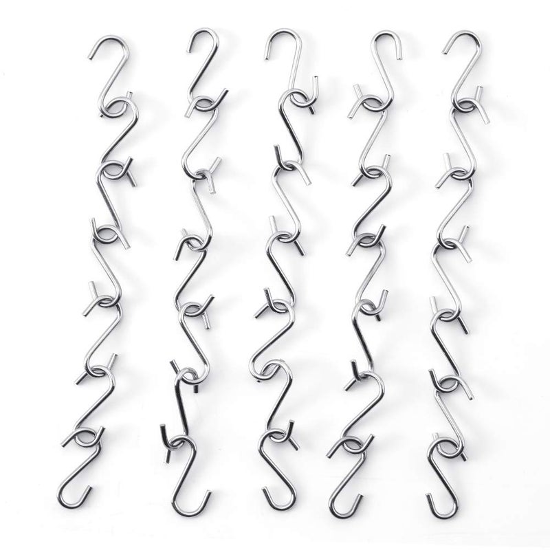 Rhinocats S Hooks  Small S Hooks Mini S Hooks  100 Pack Stainless S Shaped Hooks  14Mm Length  Heavy Duty For Hanging - Image 3