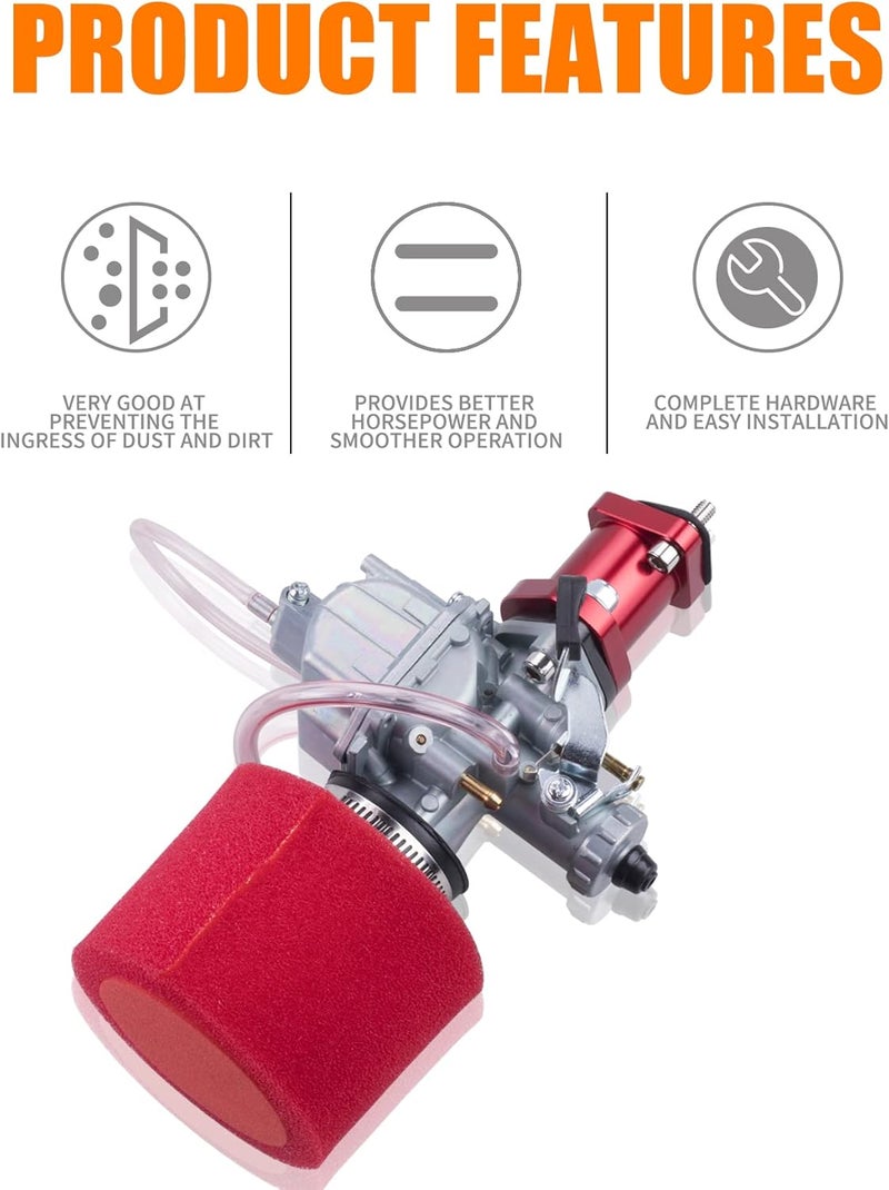 ORAEVY VM22 Racing Performance Mikuni Carburetor Intake Kit for Predator 212cc and Honda GX200 - Image 2