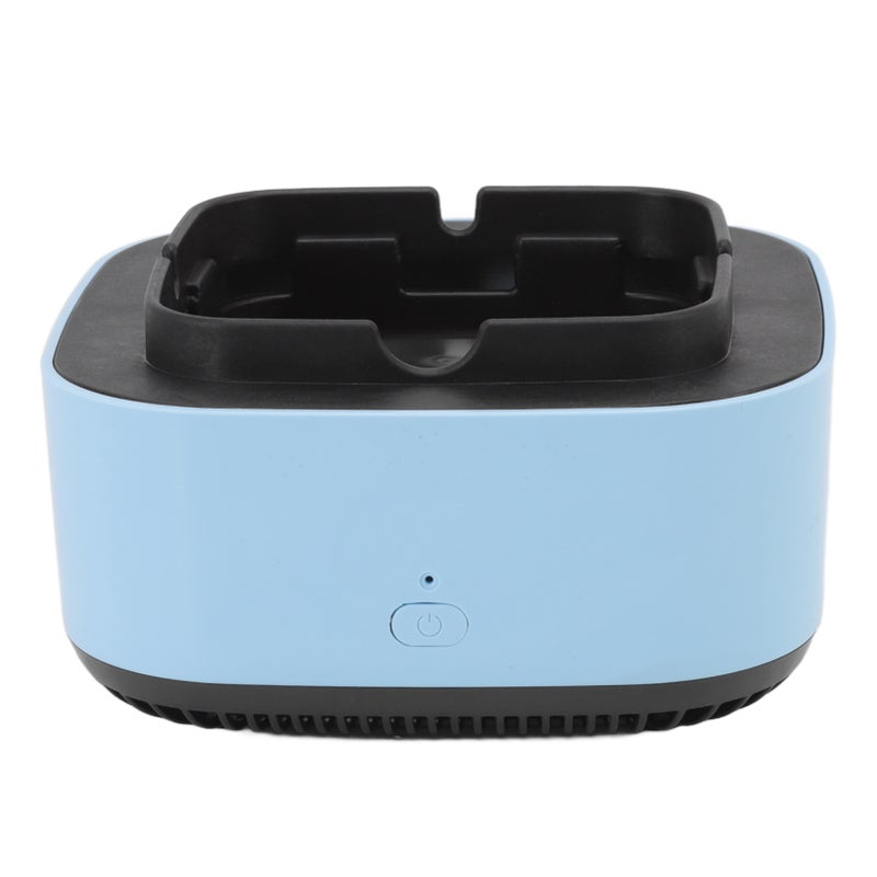Smokeless Ashtray Multifunctional Anti Fly Dust 2 in 1 Negative Ion Air Fresher for Home Blue - Image 2