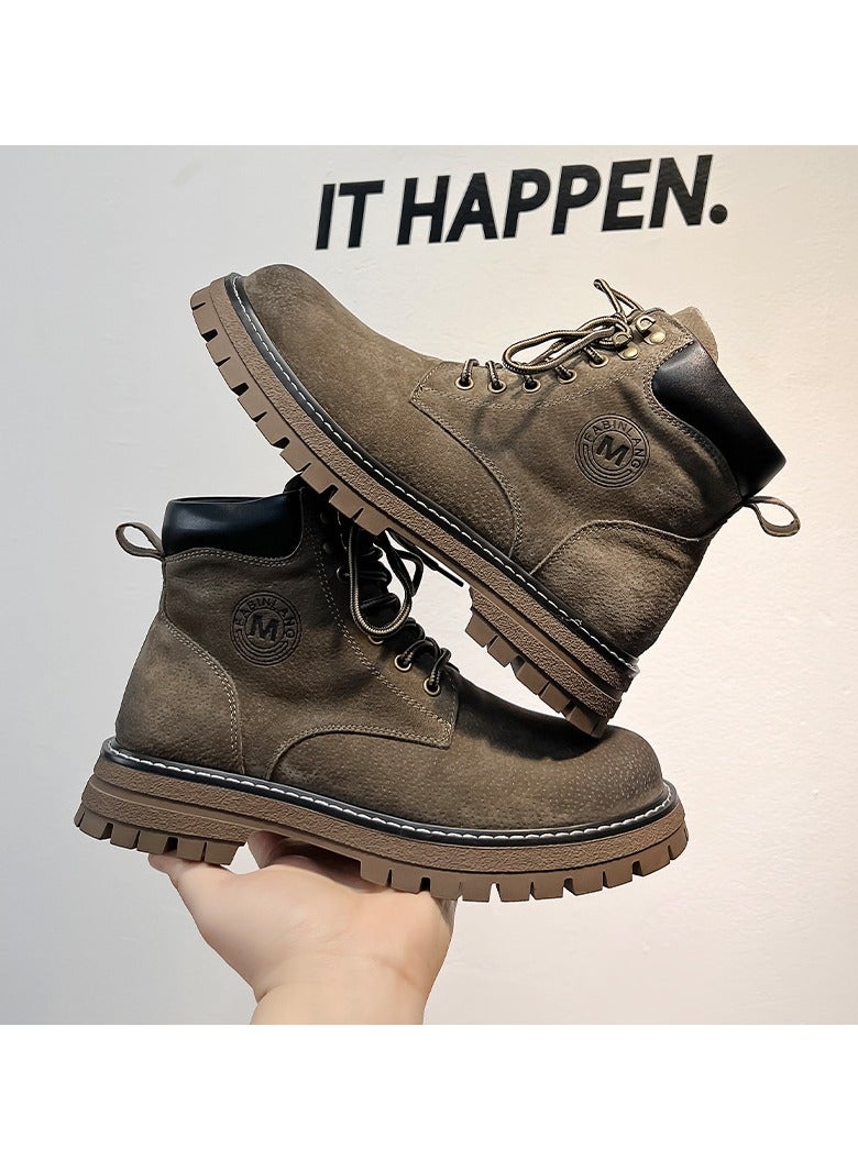 Warrior Fashionable Thick Soled Short Boots  - Image 3
