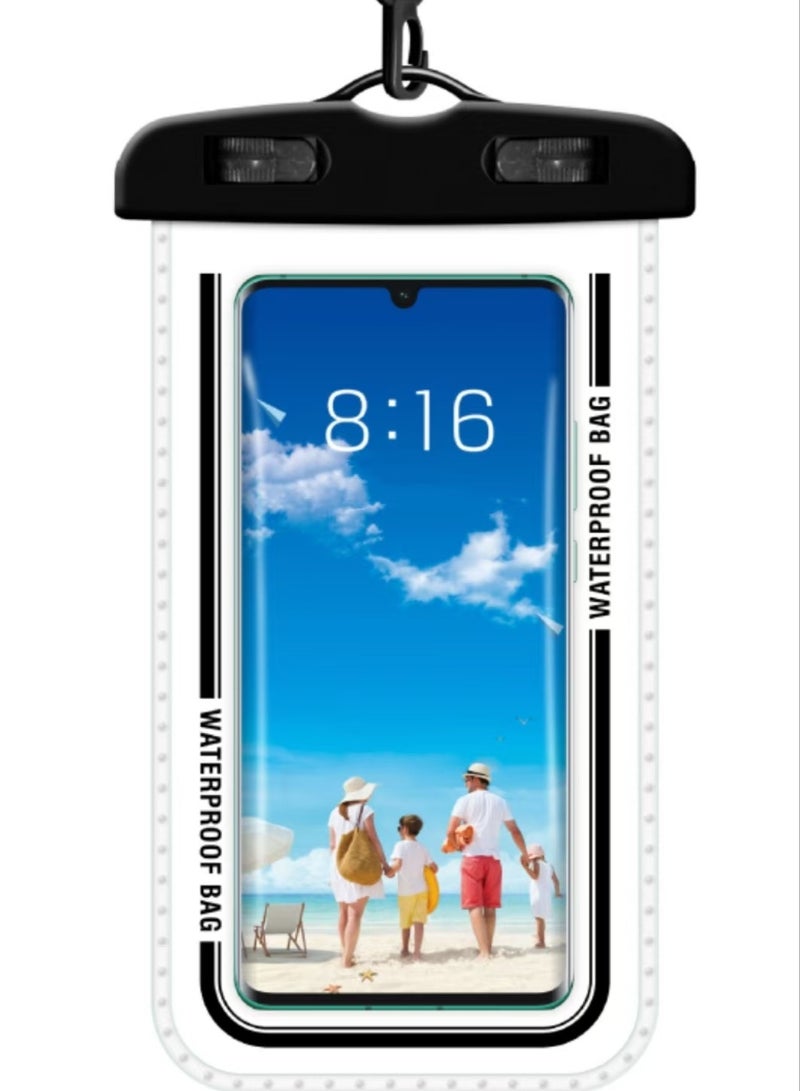 Waterproof Phone Case Dry Bag up to 7.2'' Compatible with iPhone 12/13/14/15 Pro Max S22 S23 Ultra Clear - Image 1