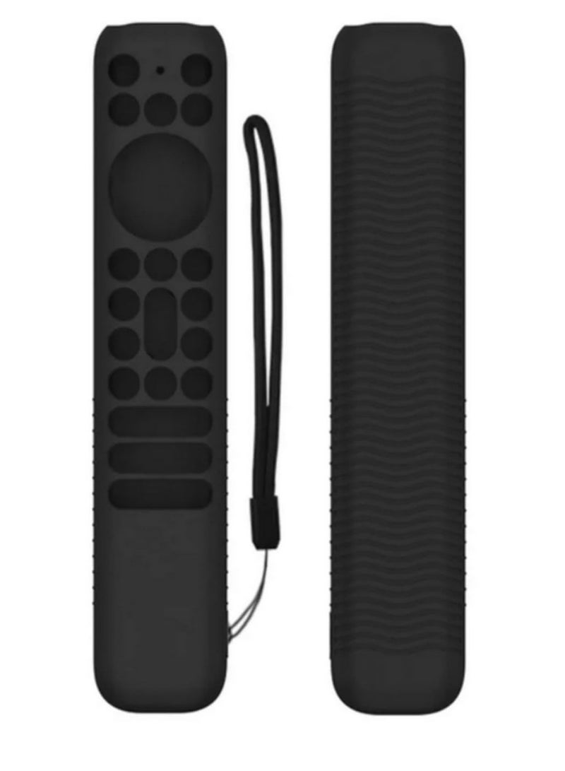 Silicone Protective Cover with Lanyard Anti Slip Replacement Parts for TCL RC902V FMR1 Voice Remote All Inclusive Universal Fit Durable Soft Protective Case Shockproof Dustproof  - Image 1