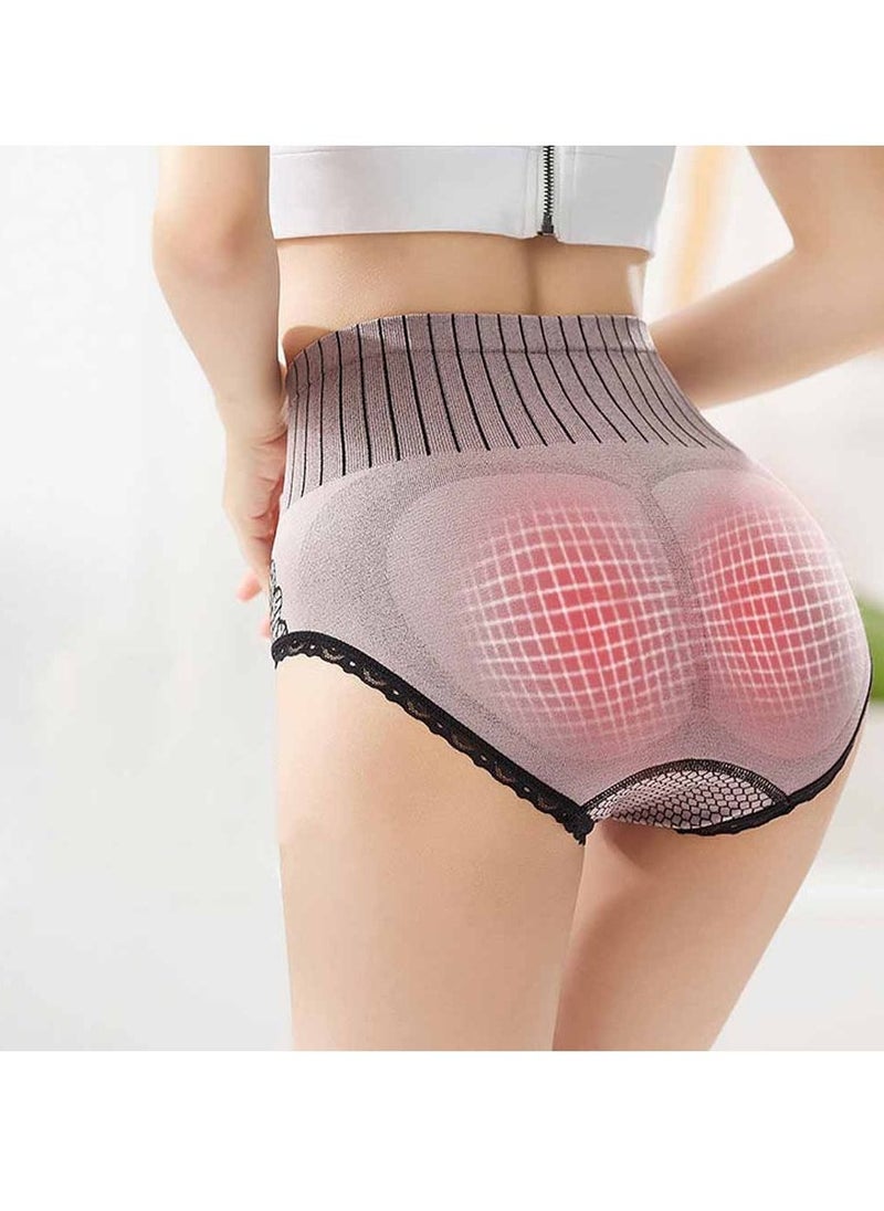 MRMISS - 7-Pieces Women Lace High Waist Abdomen And Hip Lifting Cotton Crotch Underwear - Image 1