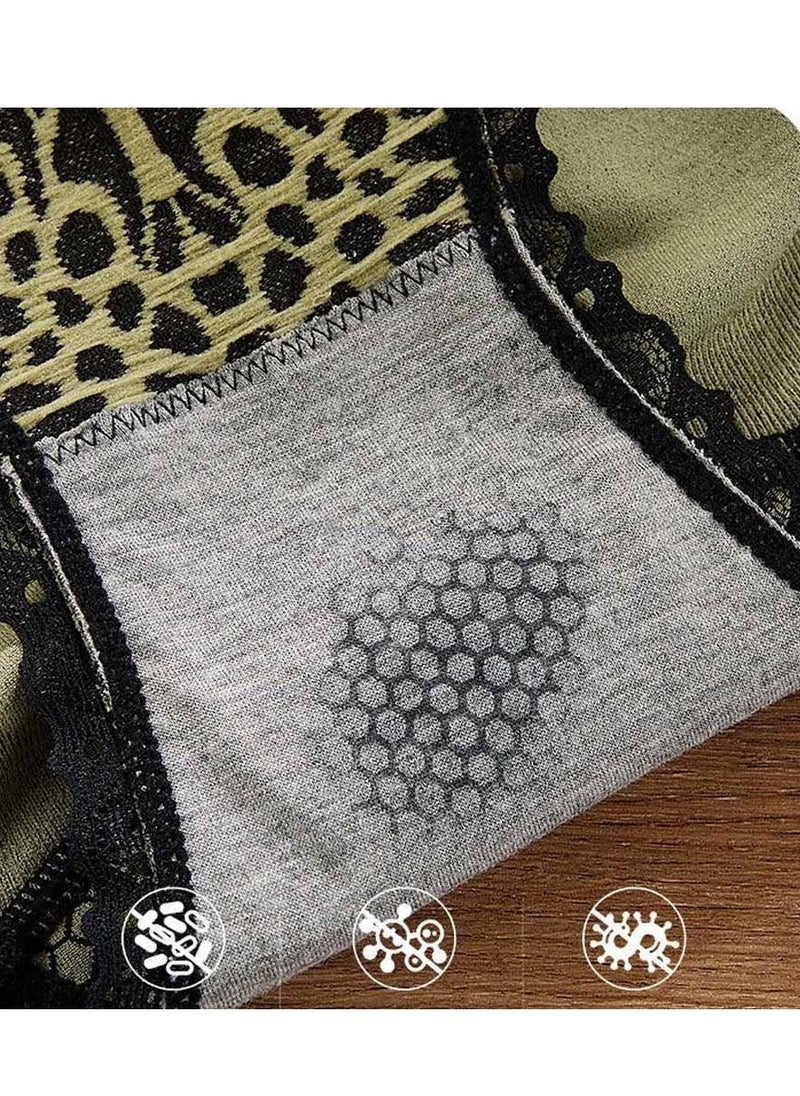 MRMISS - 7-Pieces Women Lace High Waist Abdomen And Hip Lifting Cotton Crotch Underwear - Image 1
