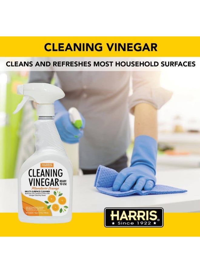 هاريس منظف الأسطح المتعددة مركز من الخل برائحة اليوسفي شفاف 946 مل O-32RTU - Image 4