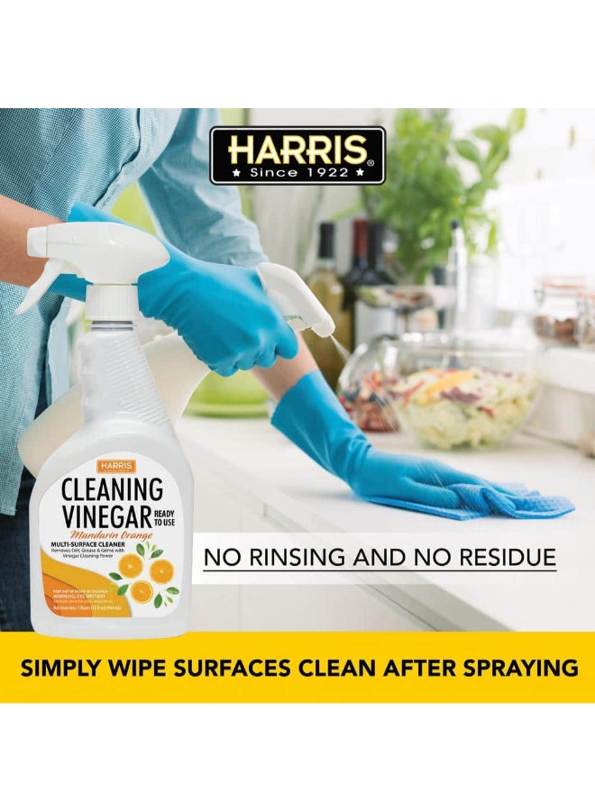 هاريس منظف الأسطح المتعددة مركز من الخل برائحة اليوسفي شفاف 946 مل O-32RTU - Image 3