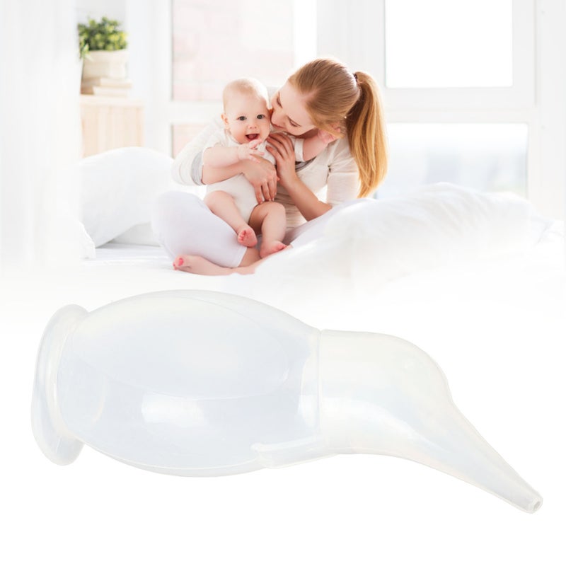 Silicone Baby Nasal Aspirator Penguin Appearance Transparent Reusable Baby Nose Cleaner Baby Nose Sucker for Daily Use - Image 1