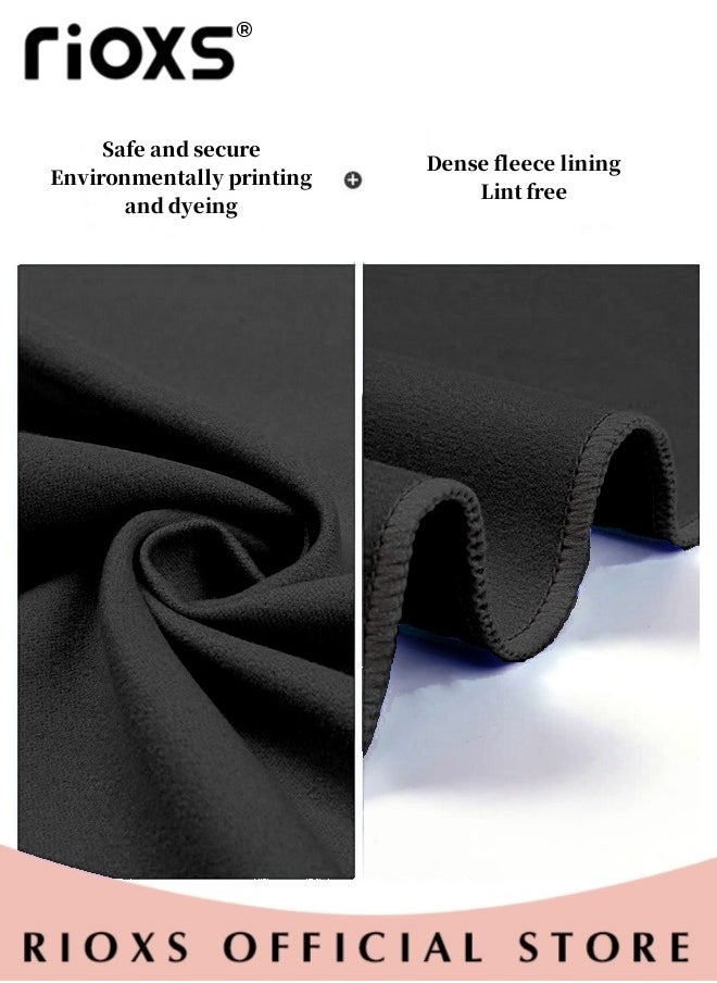 RIOXS 2 Pcs Double-sided Microfiber Towel Quick Fast Drying Compact Beach Towel Lightweight Towels Large Bath Sheet Towel Perfect for Travel Pool Swimming Bath Camping Yoga Gym Sports  - Image 4