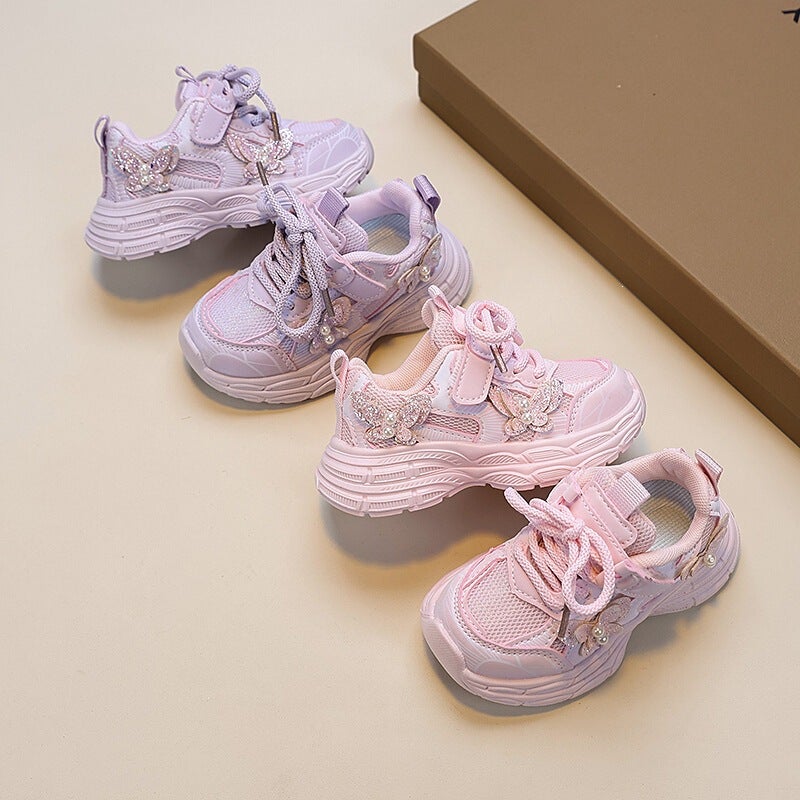 Mesh Sneakers Lightweight Flexible Sole Walking Shoes For Kids Indoor And Outdoor Activities - Image 2