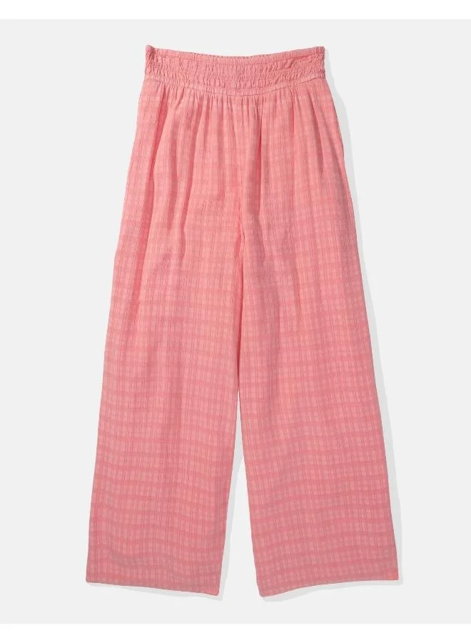 امريكان ايجل AE High-Waisted Pull-On Wide Leg Pant