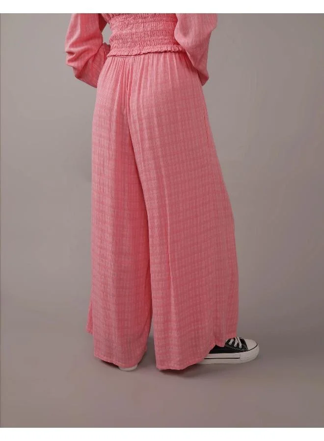 امريكان ايجل AE High-Waisted Pull-On Wide Leg Pant