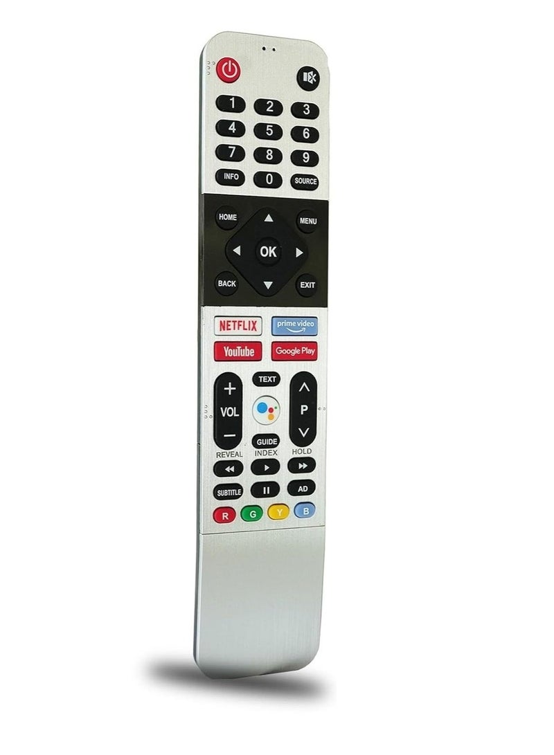 ELTRAZONE ELTRAZONE Voice Universal Replacement Remote for Android Smart TVs – Compatible with 50UC6200, 43UB5500, 43UB5550, 43UB5560, 50UB5500, 50UB5550, 50UB5560 – Features Voice Control, Quick Pairing, Long-Range Signal, Ergonomic Design, and Easy Navigation for Effortless Setup and an Enhanced Home Entertainment Experience