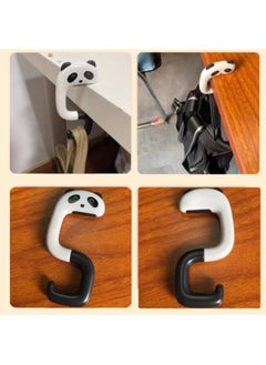 SYOSI 2pcs Handbag Hook Desktop Bag HolderPortable Desktop Bag HookFoldable Ladies Bag HookSchool Bag Hook on DeskSuitable for Restaurant Cafe School Library  - Image 4