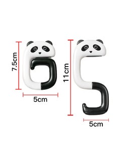 SYOSI 2pcs Handbag Hook Desktop Bag HolderPortable Desktop Bag HookFoldable Ladies Bag HookSchool Bag Hook on DeskSuitable for Restaurant Cafe School Library  - Image 3