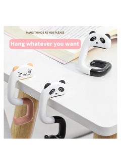 SYOSI 2pcs Handbag Hook Desktop Bag HolderPortable Desktop Bag HookFoldable Ladies Bag HookSchool Bag Hook on DeskSuitable for Restaurant Cafe School Library  - Image 5