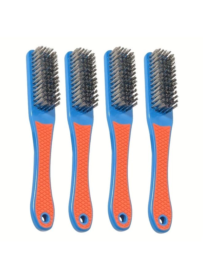 4pcs Metal Wire Brush Rust And Paint Remover For Concrete Cleaning Welding - Image 2