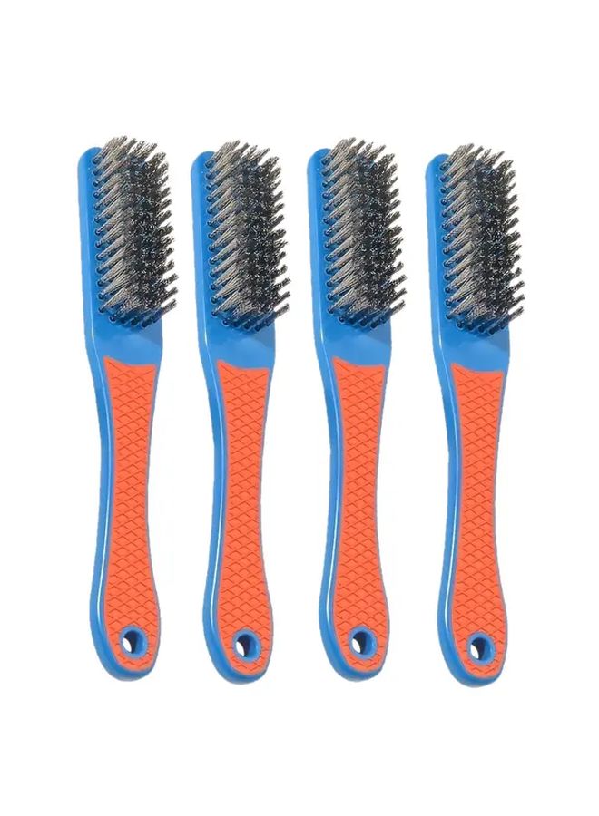 4pcs Metal Wire Brush Rust And Paint Remover For Concrete Cleaning Welding - Image 1