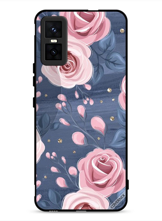 Covernex Infinix GT 30 Pro Protective Case Cover Roses & Leaves Pattern - Image 1