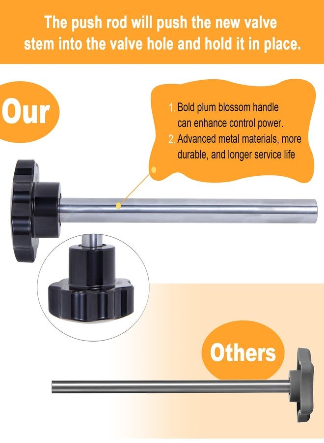 Richcat 51025 Quick Tire Valve Change Tool for Cars,Tire Valve Stem Core Quickly Replacement Tool Kit,Perfect Tool for Replacing Leaky Valves in Cars,ATVs,Trucks, etc.with TR413/TR414 - Image 4