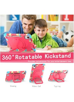 General Kids Case Compatible with Lenovo Tab M11 11 inch Tablet (TB-330FU / TB-331FC), Shoulder Strap Hand Strap Rotatable Stand Kids Shockproof Cover for Tab M11  - Image 4