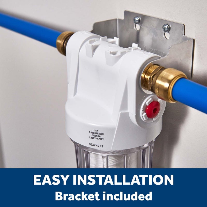 GE Whole House Water Filtration System, Reduce Sediment, Rust & More, Install Kit & Accessories Included, Filter Not Included, Replace Filter (FXWTC, FXUSC, FXWPC, FXWSC) Every 3 Months, GXWH20T - Image 3
