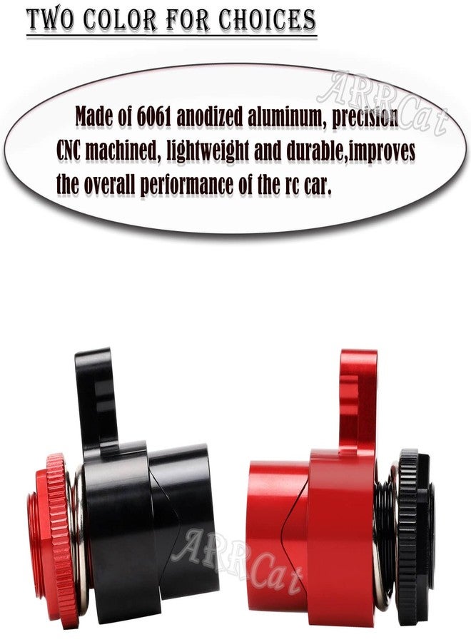 ARRCat Upgrades Part for 1/5 KRATON 8S BLX,Outcast 8S BLX,Aluminum Servo Saver Shaft Spring Set,Upgrades Hop-up for 1/5 KRATON/Outcast 8S BLX,Replace ARA340166,ARA340168,ARA340165,Red - Image 4