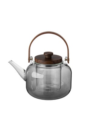 Heat Resistant Glass Teapot with Beautiful Wooden Handle 1.2L - pzsku/ZB4A6A282063989144957Z/45/_/1725719048/9201aef0-91c4-410d-8877-9bc59ec86ca0