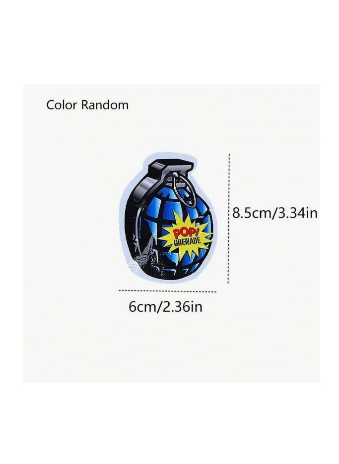 20pcs Inflatable Prank Exploding Hand Grenade, Party Supplies & Confetti Popper Random Styles
