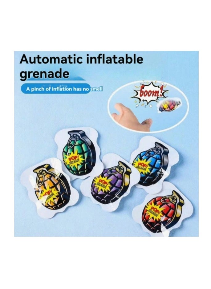 20pcs Inflatable Prank Exploding Hand Grenade, Party Supplies & Confetti Popper Random Styles