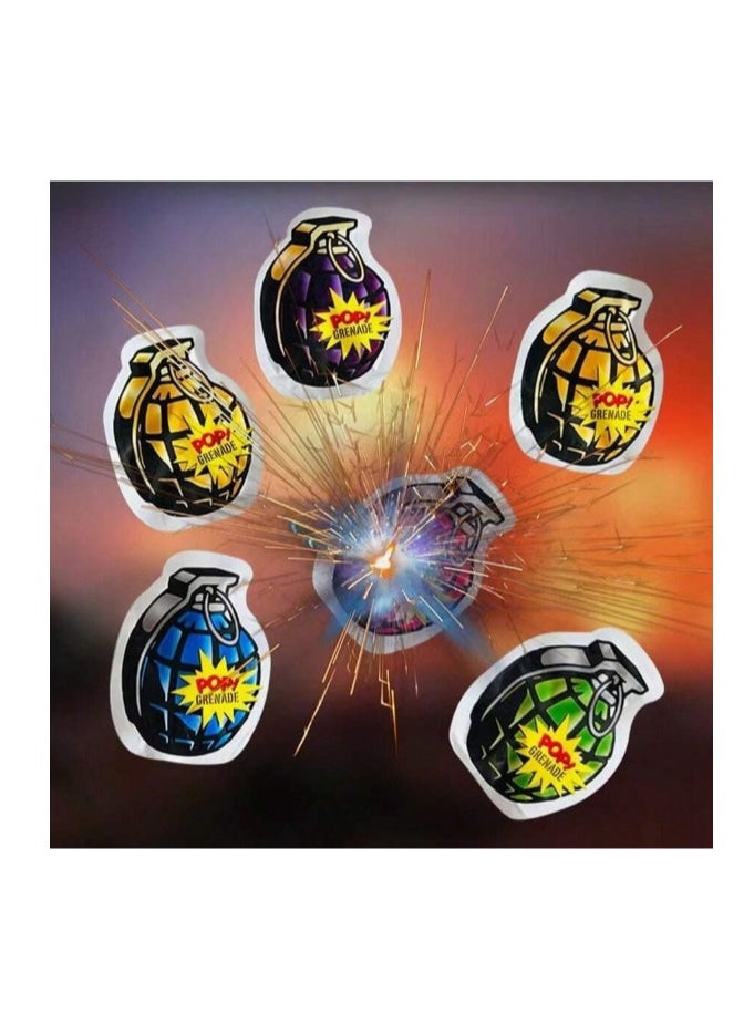20pcs Inflatable Prank Exploding Hand Grenade, Party Supplies & Confetti Popper Random Styles