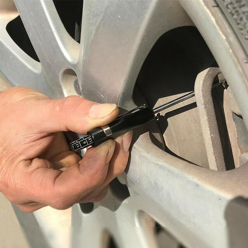 Brake Pad Detection Pen, Brake Pad Thickness Gauge, Slim Tire Tread Depth Measuring Tool with 1.5mm Calibration Mark, Universal for Internal External Brake Pads on Cars - Image 2
