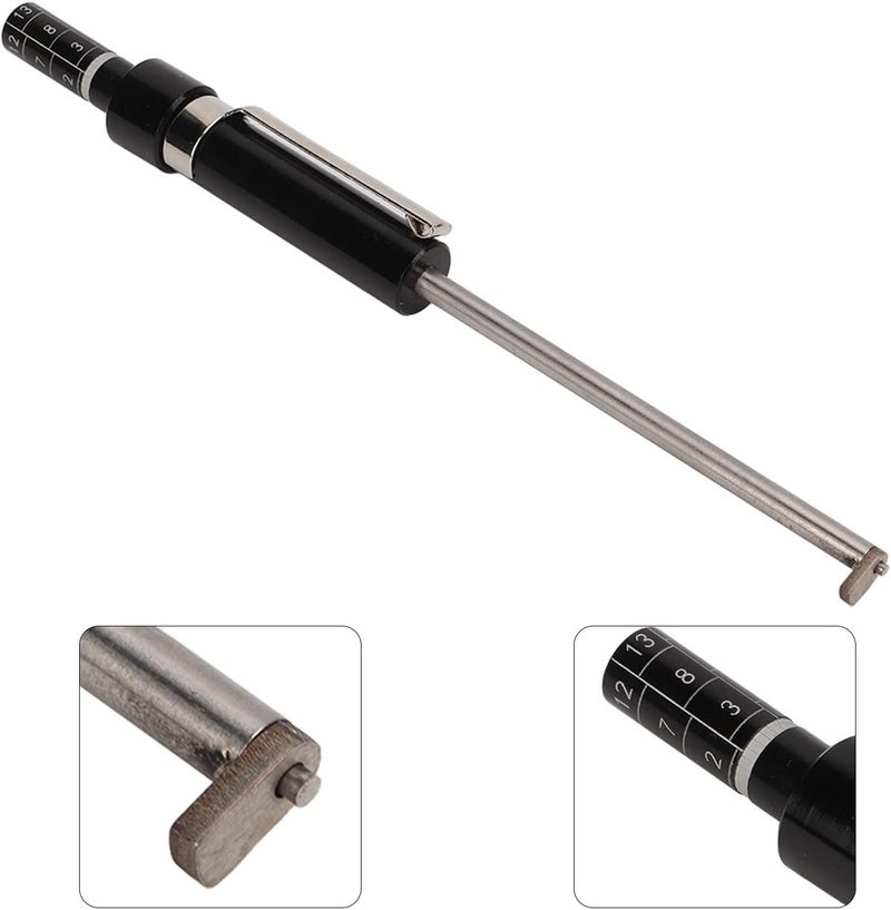 Brake Pad Detection Pen, Brake Pad Thickness Gauge, Slim Tire Tread Depth Measuring Tool with 1.5mm Calibration Mark, Universal for Internal External Brake Pads on Cars - Image 4