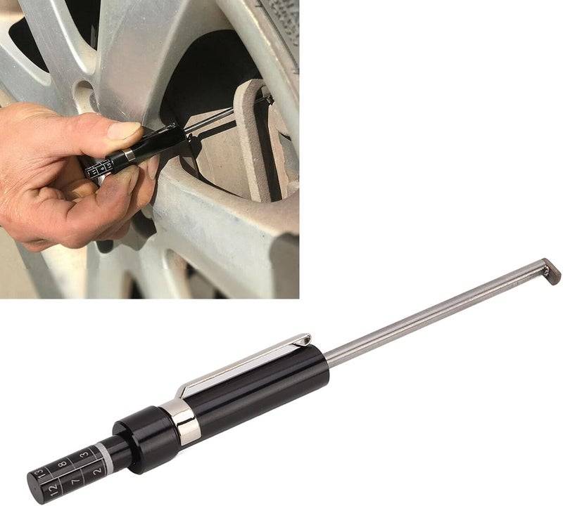 Brake Pad Detection Pen, Brake Pad Thickness Gauge, Slim Tire Tread Depth Measuring Tool with 1.5mm Calibration Mark, Universal for Internal External Brake Pads on Cars - Image 3