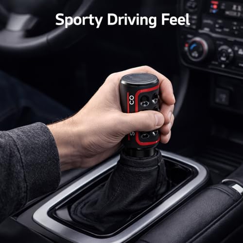 YOURKARTS.COM Universal Fit Manual Car Gear Knobs – Available in Various Shapes (Black, Sparco Fat) | Sporty Handle for Manual Cars | Performance Styling Upgrade | car Accessories 2025 - Image 5