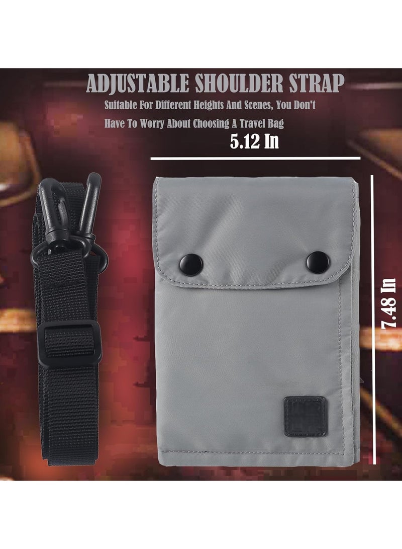general Travel Neck Wallet, Women's and Men's Passport Holder Neck Pouch, Waterproof Passport Holder and Travel Pouch, Cash Credit Card Travel Documents Organizer - Image 5