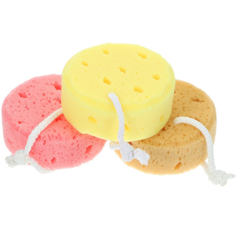 3pcs Honeycomb Shower Sponges Soft Foam Exfoliating Body Scrubbers For Adults - Image 2